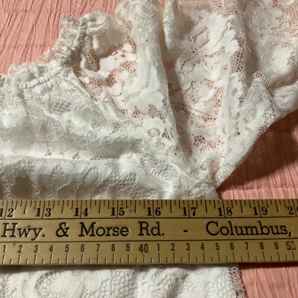 NWT Twink Lady Lace white Dress with lining, Size Large (small large) - Picture 10 of 10